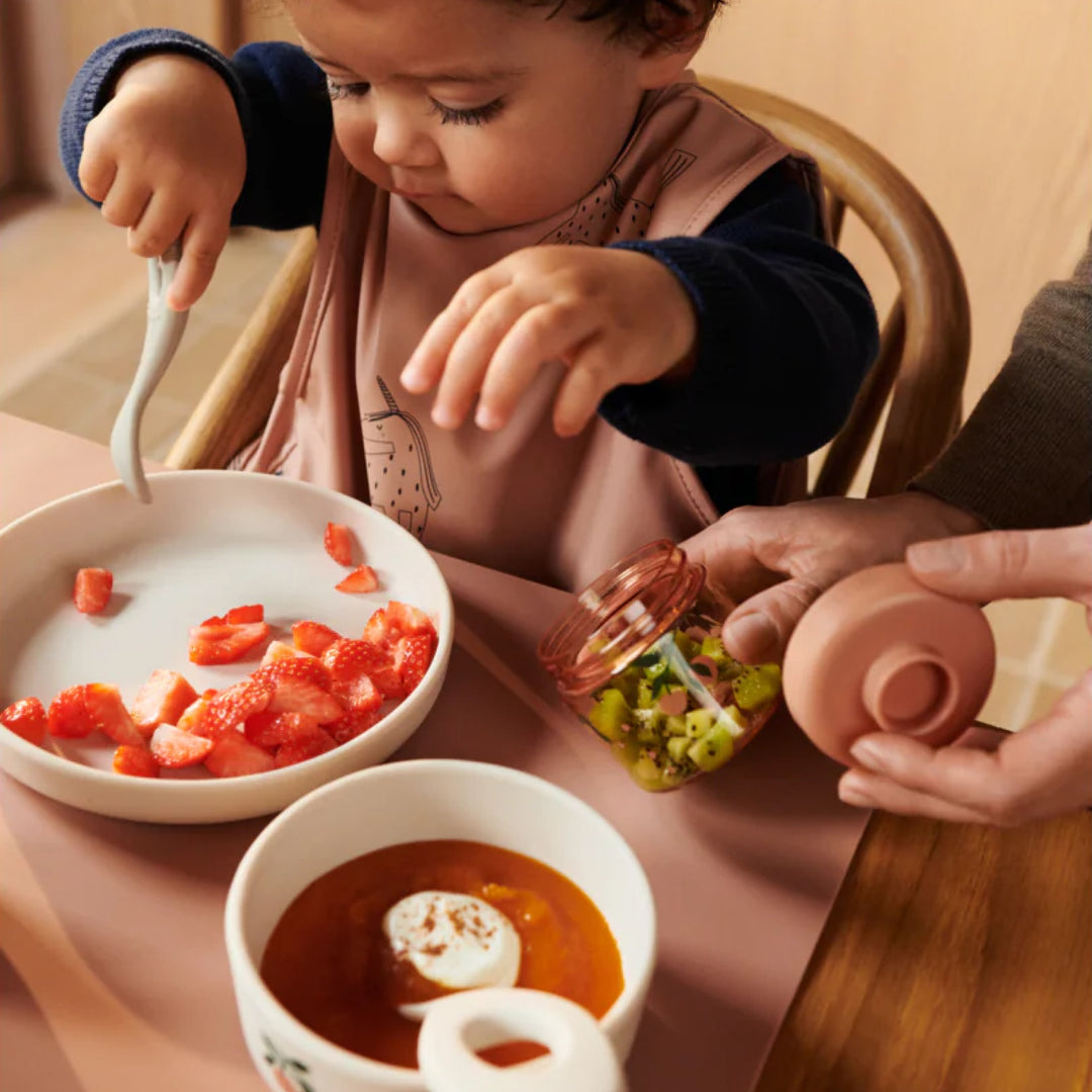 LIEWOOD Vivi Printed Tableware Set, Peach/Sea Shell Mix