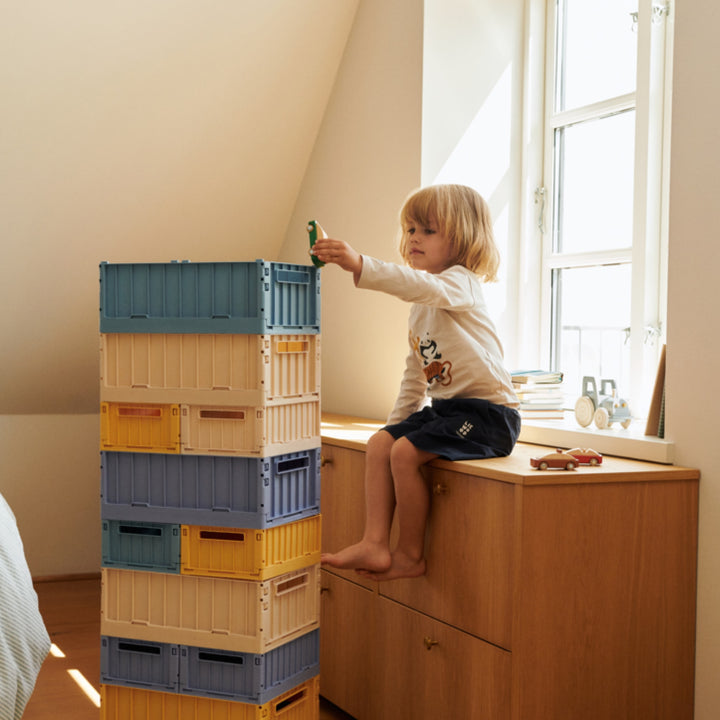 LIEWOOD Weston Storage Box, M, Dusty Lavender (Set of 2)