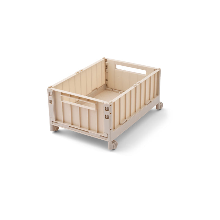 LIEWOOD Weston Storage Crate w/Wheels L, Sandy
