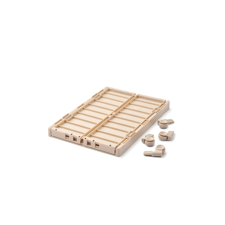 LIEWOOD Weston Storage Crate w/Wheels L, Sandy