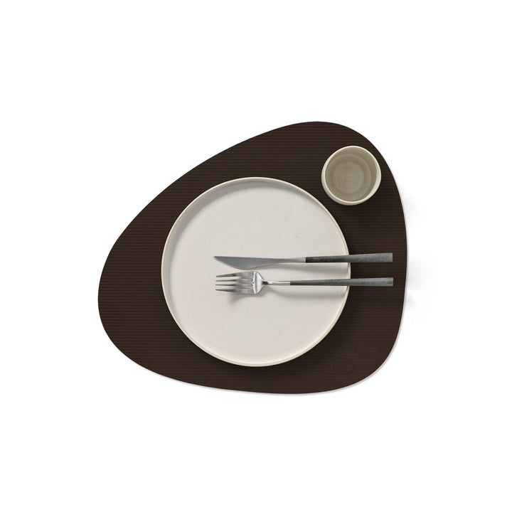 LIND DNA Curve Table Placemat L Corduroy, Hazel