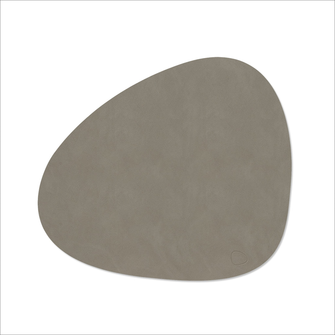 LIND DNA Nupo Curve Table Placemat L, Flint Grey