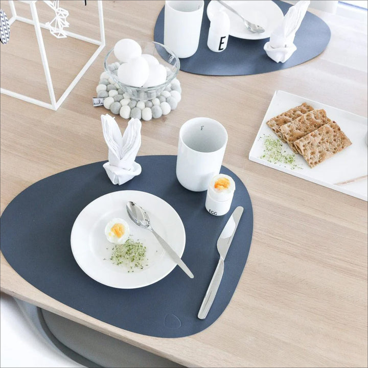 LIND DNA Nupo Curve Table Placemat L, Anthracite