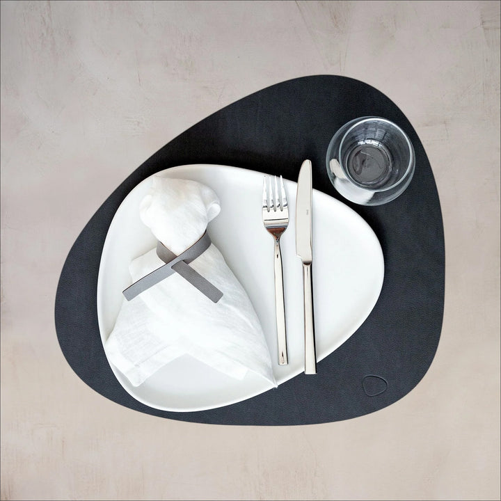 LIND DNA Nupo Curve Table Placemat L, Black