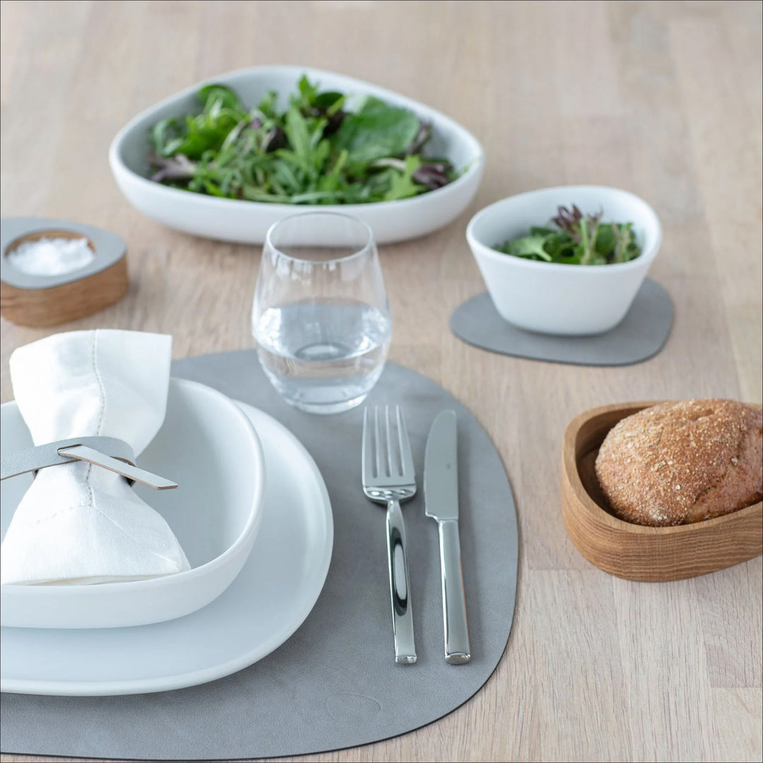 LIND DNA Nupo Curve Table Placemat L, Light Grey