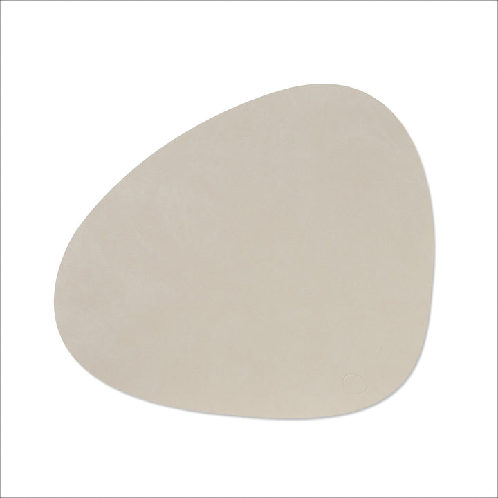 LIND DNA Nupo Curve Table Placemat L, Oyster White