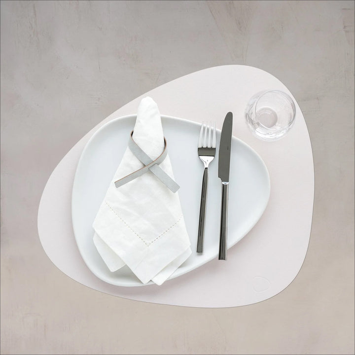 LIND DNA Nupo Curve Table Placemat L, Soft Nude