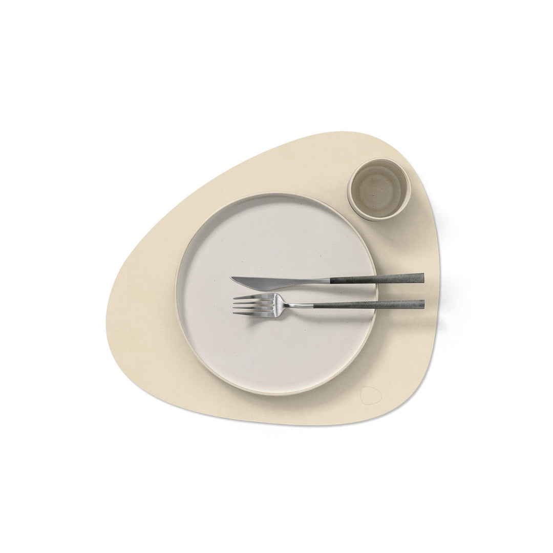 LIND DNA Nupo Curve Table Placemat L, Vanilla