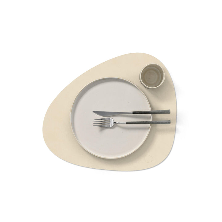 LIND DNA Nupo Curve Table Placemat L, Vanilla