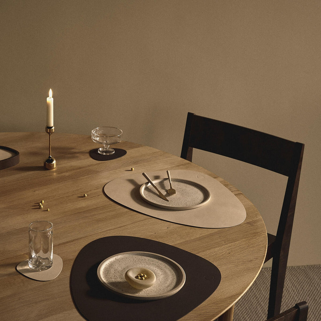 LIND DNA Nupo Curve Table Placemat L, Vanilla