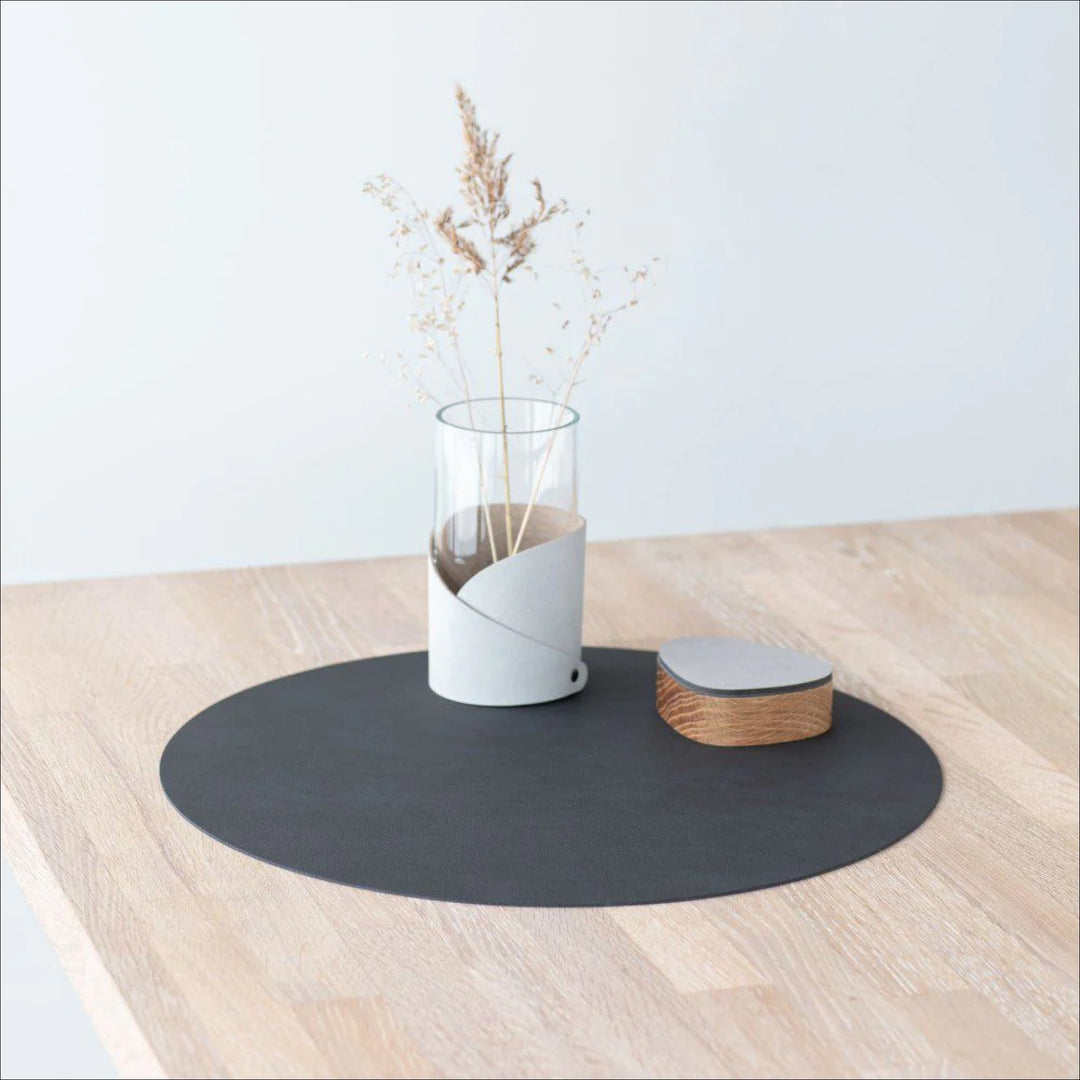 LIND DNA Nupo Table Placemat Circle, Black