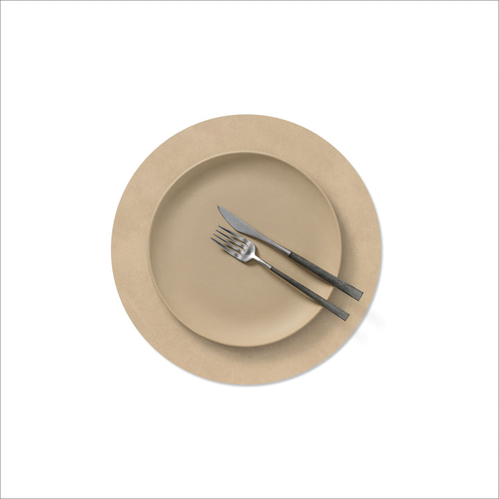 LIND DNA Nupo Table Placemat Circle, Sand