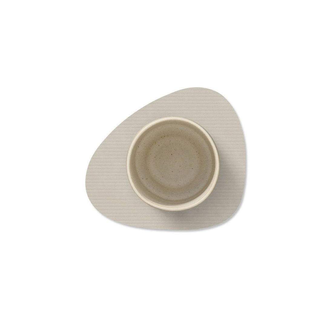 LIND DNA Nupo Curve Coaster Corduroy, Oyster White