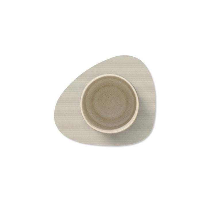 LIND DNA Nupo Curve Coaster Corduroy, Oyster White