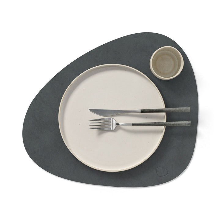 LIND DNA Nupo Curve Table Placemat L, Black