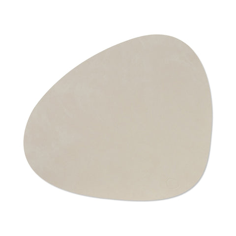 LIND DNA Nupo Curve Table Placemat L, Oyster White