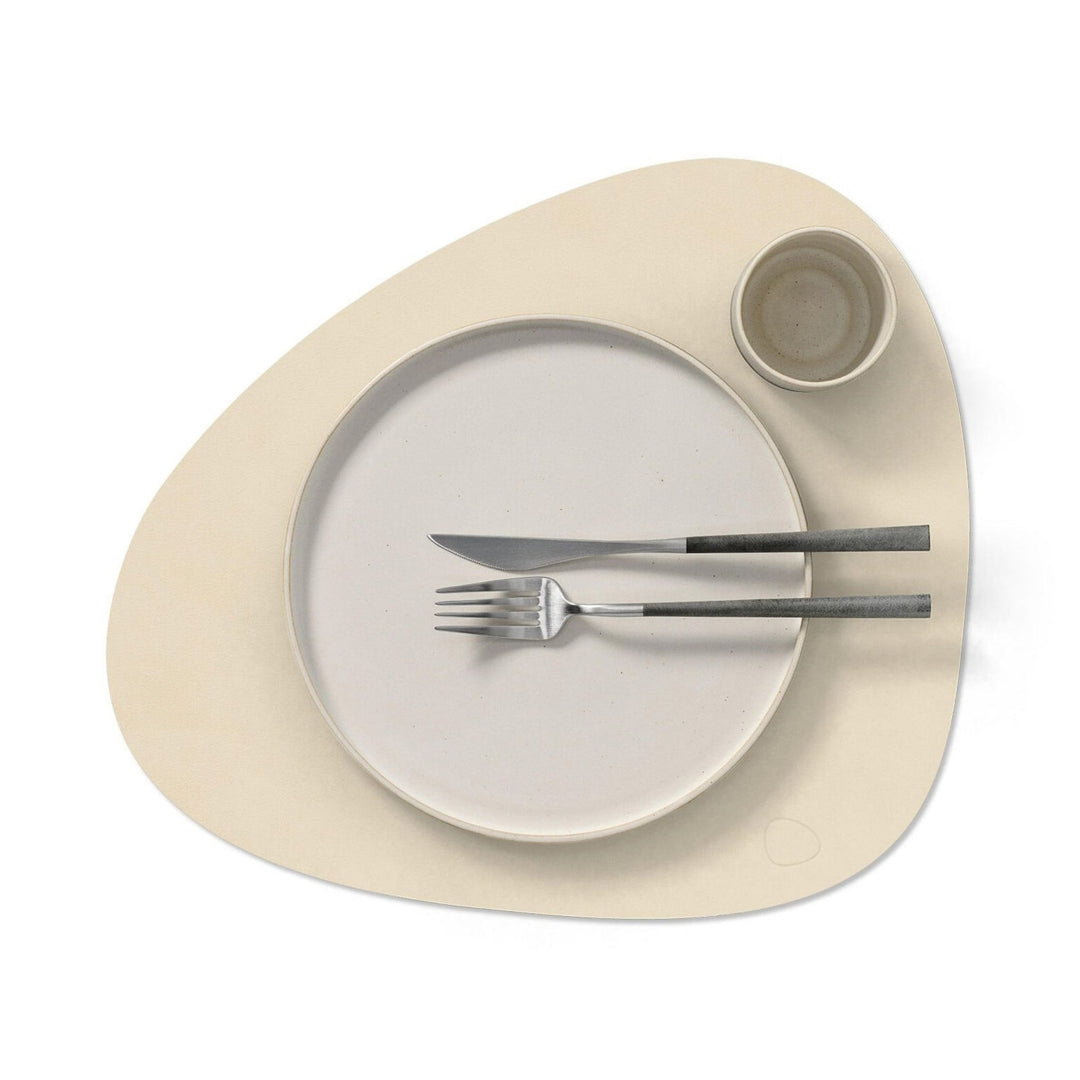 LIND DNA Nupo Curve Table Placemat L, Vanilla