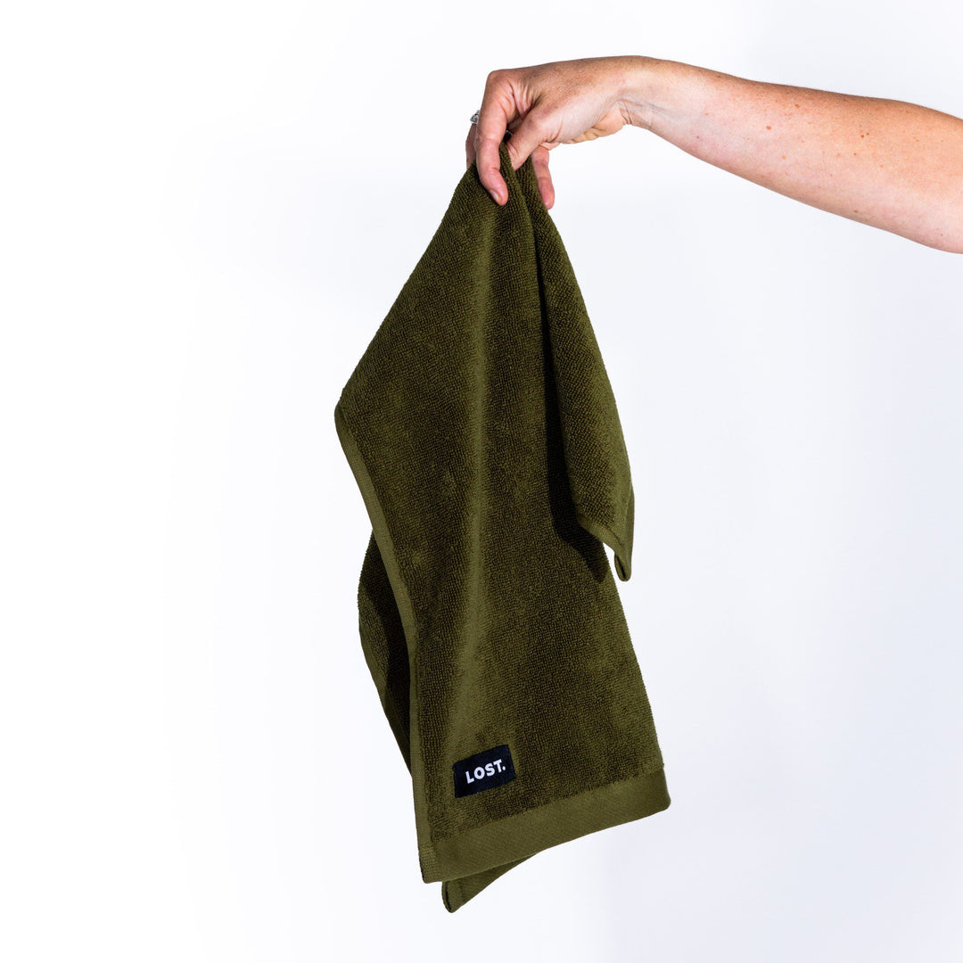 LOST TOWELS Hand Towel, 40x70cm, Khaki