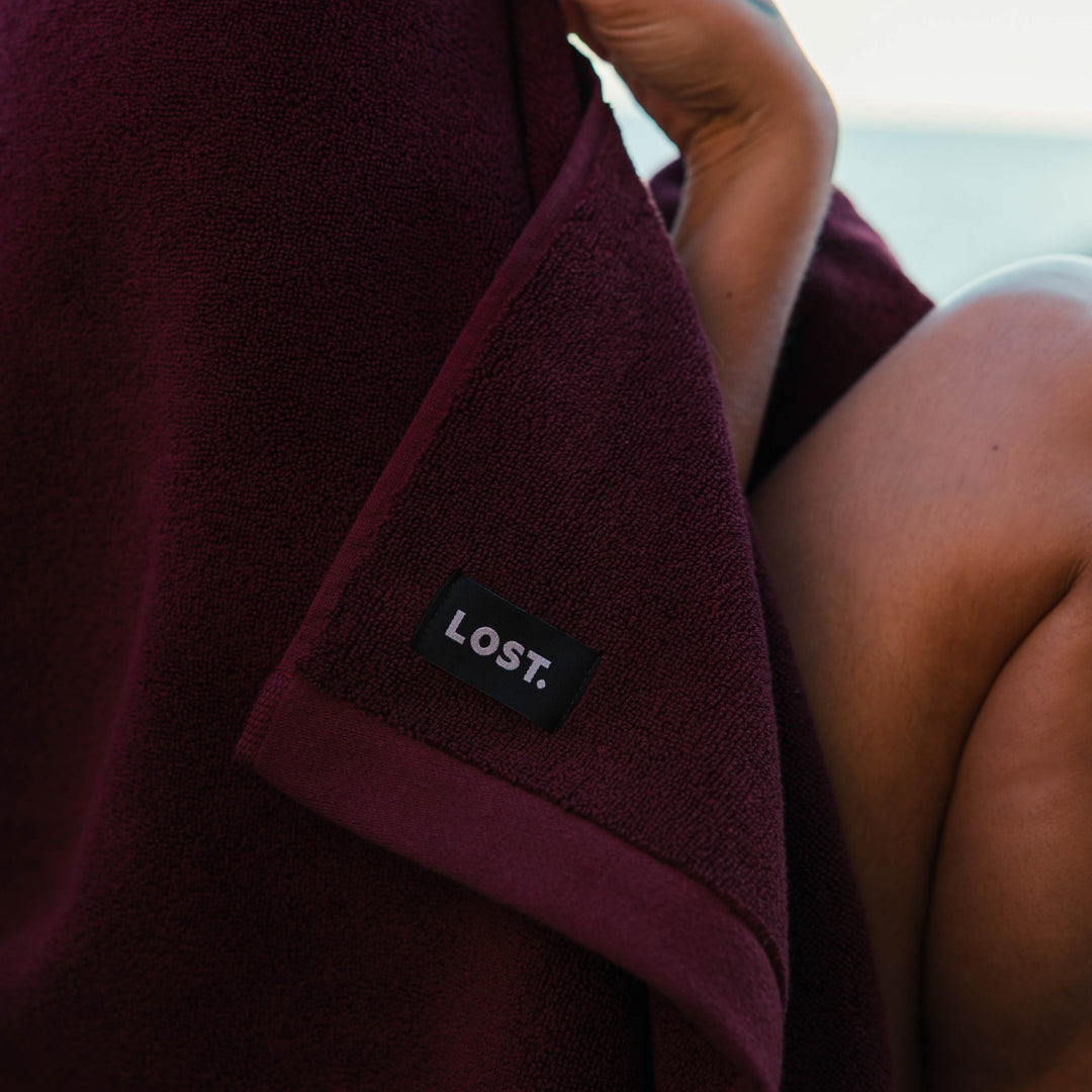 LOST TOWELS Bath Towel, 70x140cm, Mulberry