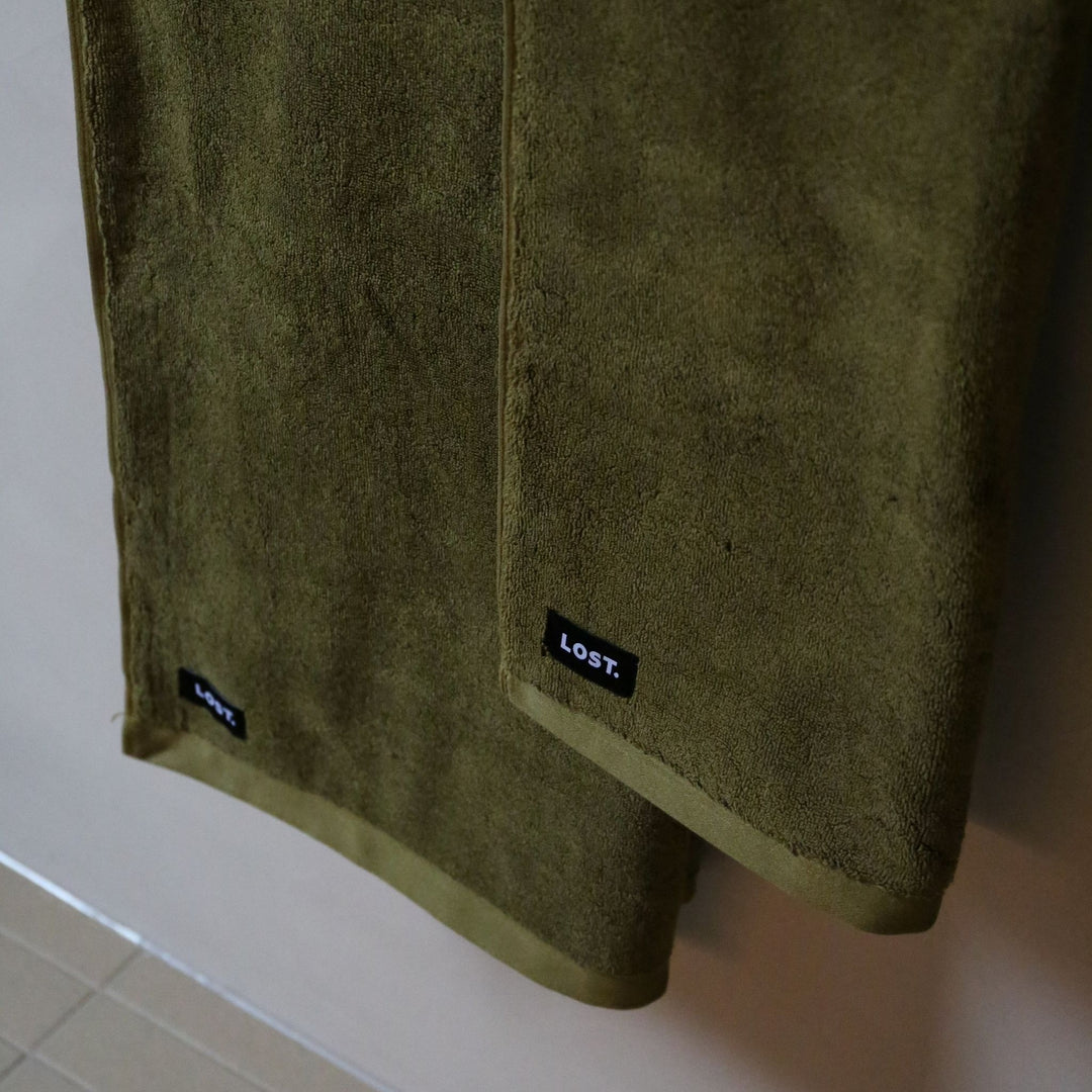 LOST TOWELS Bath Towel, 70x140cm, Khaki