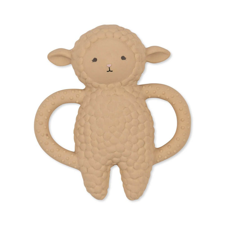 KONGES SLØJD Teeth Soother Lamb Natural Rubber, Shell