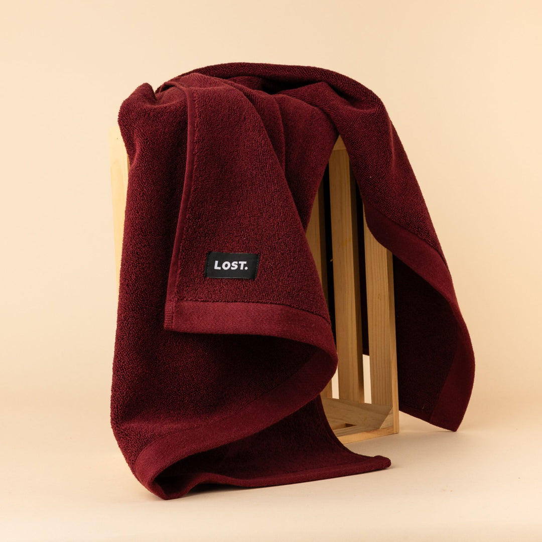 LOST TOWELS Bath Towel, 70x140cm, Mulberry