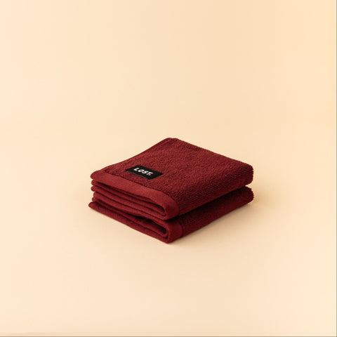 LOST TOWELS Face Washer, 30x30cm, Mulberry