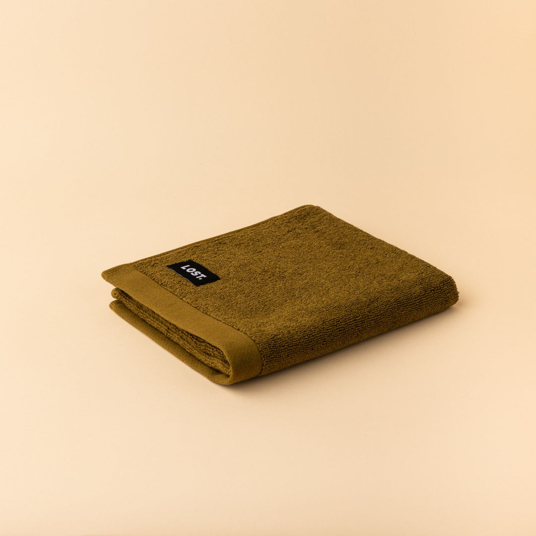 LOST TOWELS Hand Towel, 40x70cm, Khaki