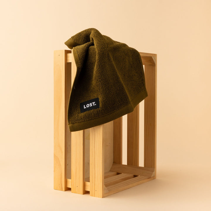 LOST TOWELS Hand Towel, 40x70cm, Khaki