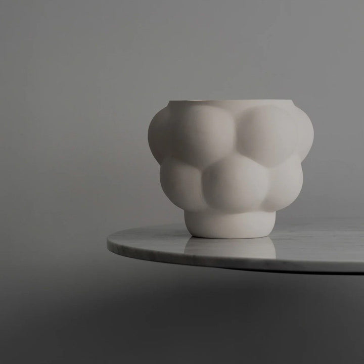 LOUISE ROE Ceramic Balloon Bowl 06, H30cm, Raw White