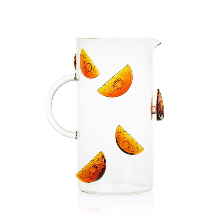 MAISON BALZAC Aperitif Jug, Clear/Amber