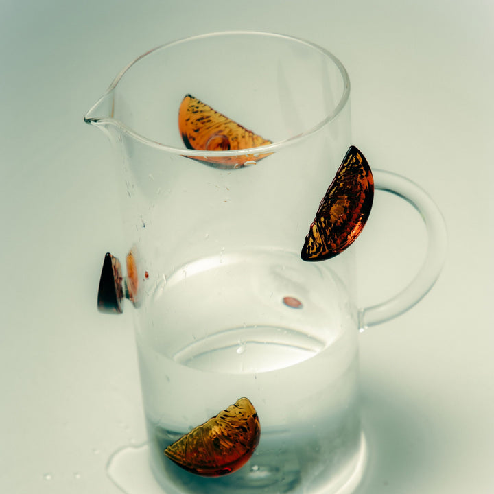 MAISON BALZAC Aperitif Jug, Clear/Amber
