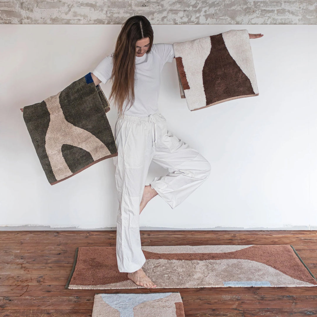 METTE DITMER Figura Door Mat, 50x80cm, Brown