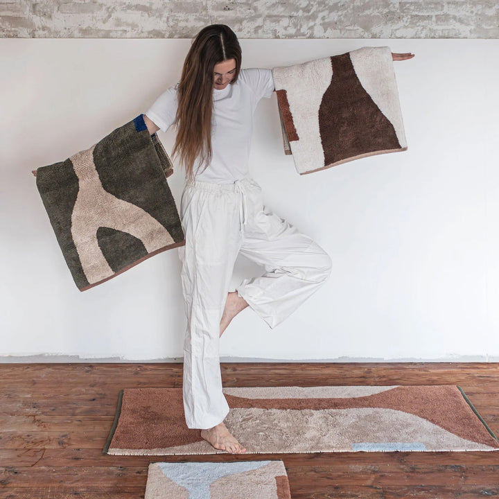 METTE DITMER Figura Door Mat, 50x80cm, Brown