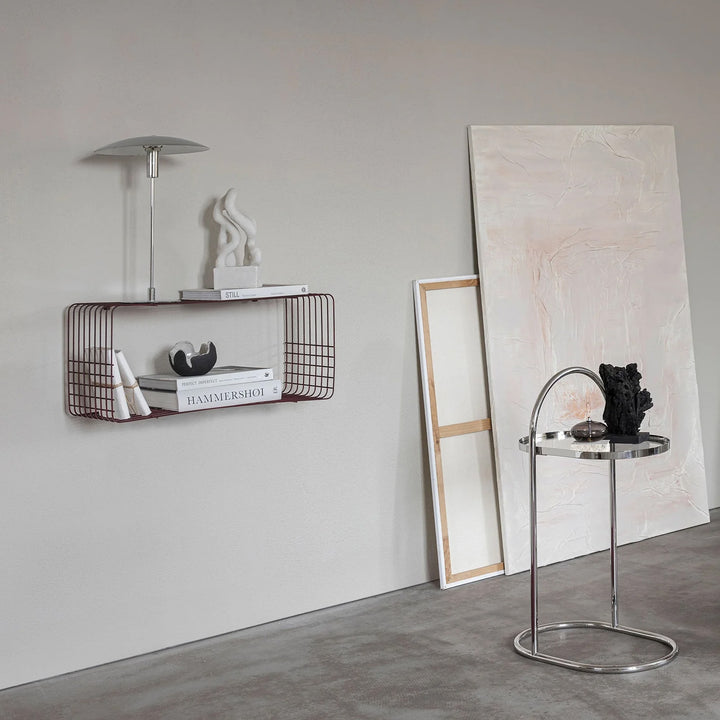 METTE DITMER Moves Side Table, L51 x W34.5 x H76.5 cm, Chrome