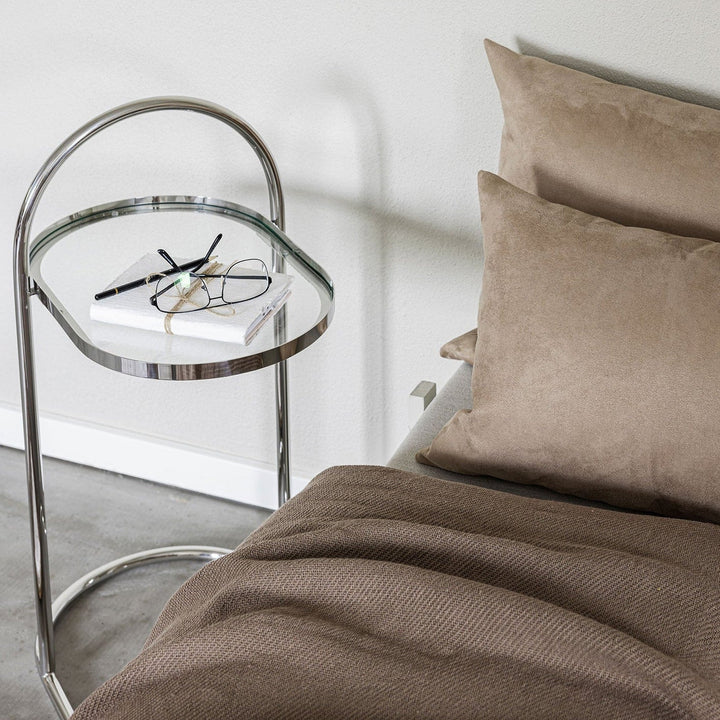 METTE DITMER Moves Side Table, L51 x W34.5 x H76.5 cm, Chrome