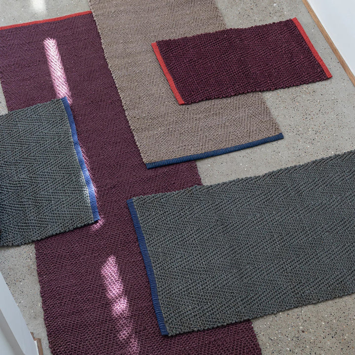 METTE DITMER NOTES Door Mat, 50x80cm, Wine