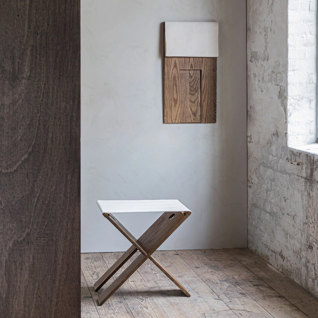 METTE DITMER Roots Folding Stool, Dark Oiled