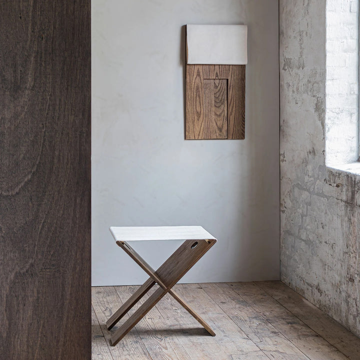 METTE DITMER Roots Folding Stool, Dark Oiled