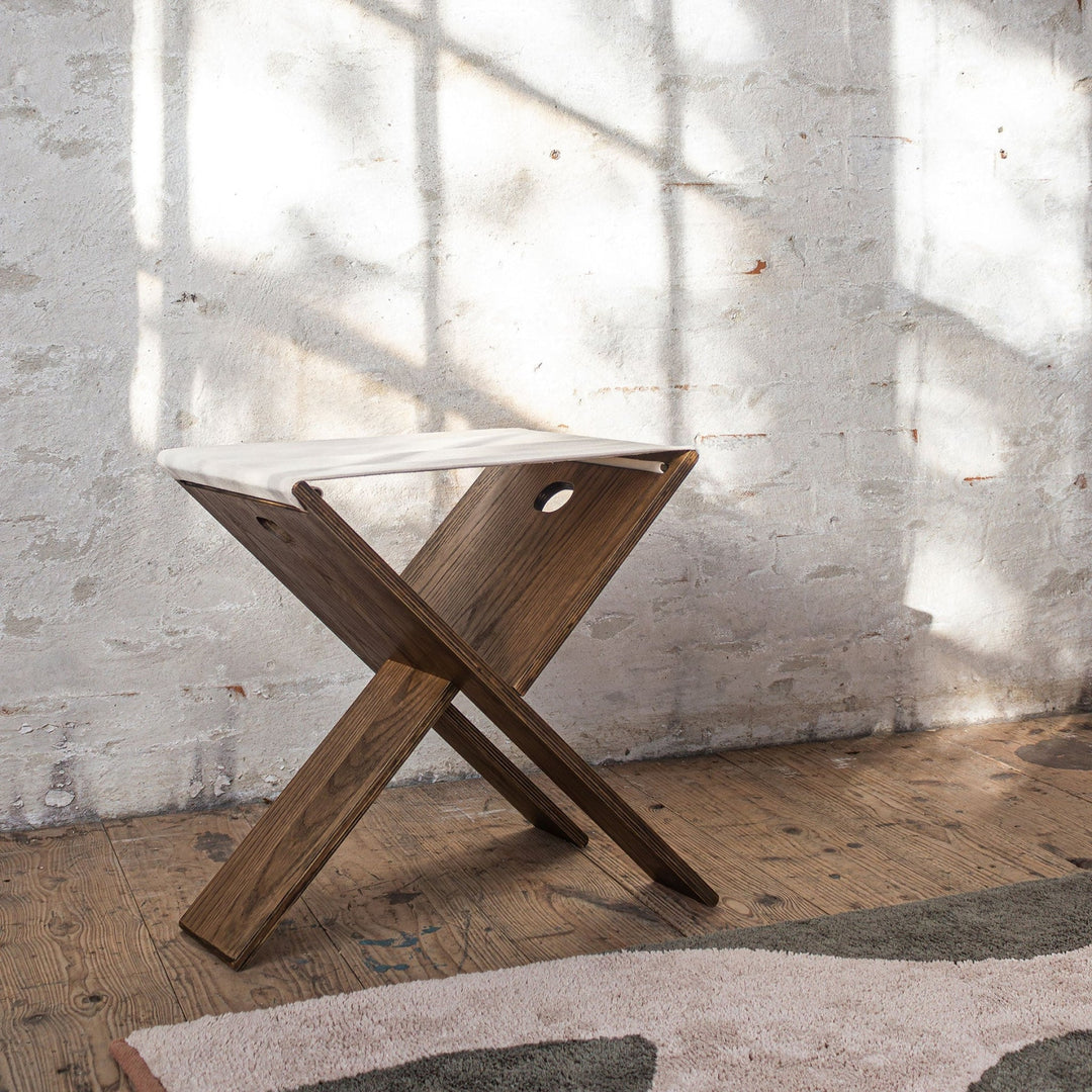 METTE DITMER Roots Folding Stool, Dark Oiled