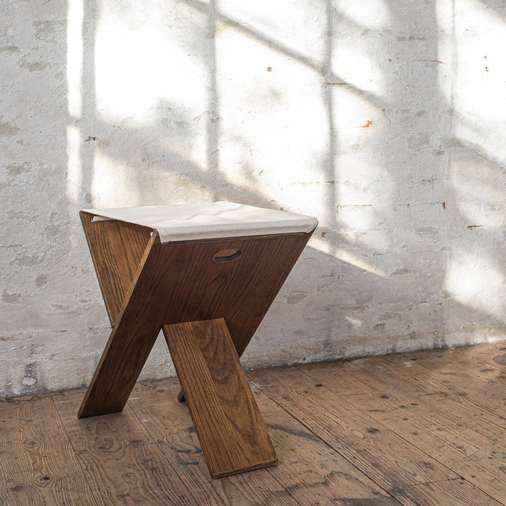 METTE DITMER Roots Folding Stool, Dark Oiled