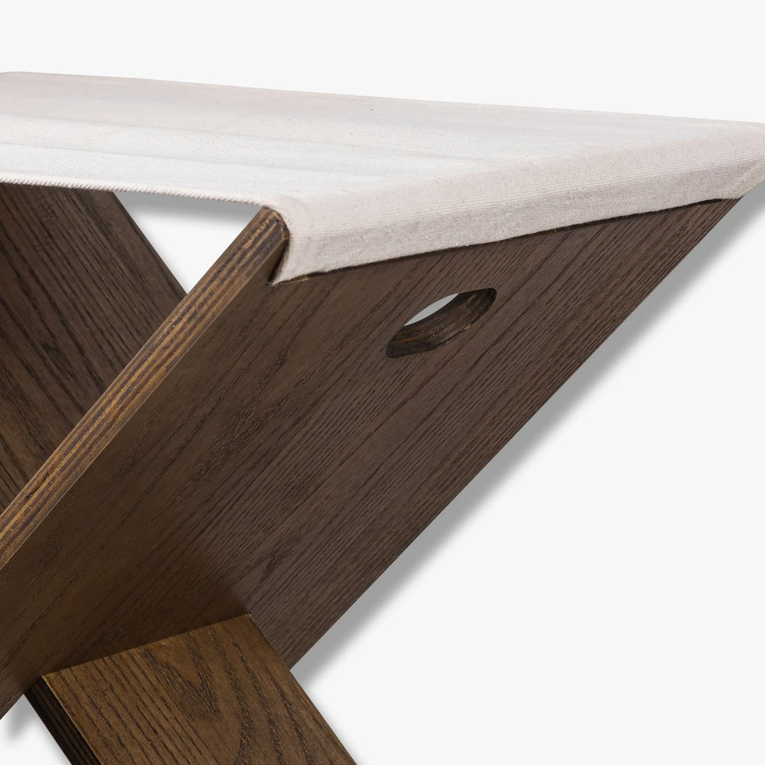 METTE DITMER Roots Folding Stool, Dark Oiled