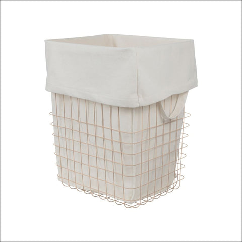 METTE DITMER Store-It Laundry Basket w/ Canvas Bag, Large, H50cm, Sand