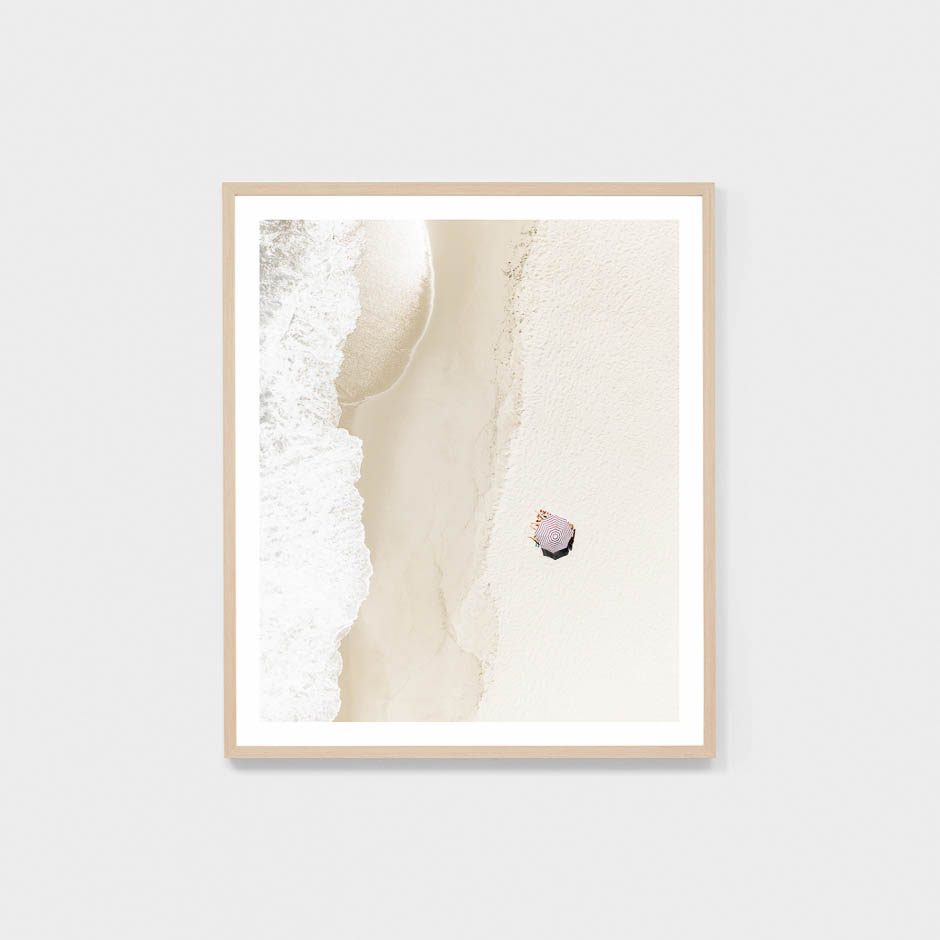 Aerial Beach framed wall art print