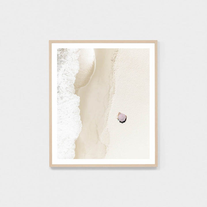 Aerial Beach framed wall art print