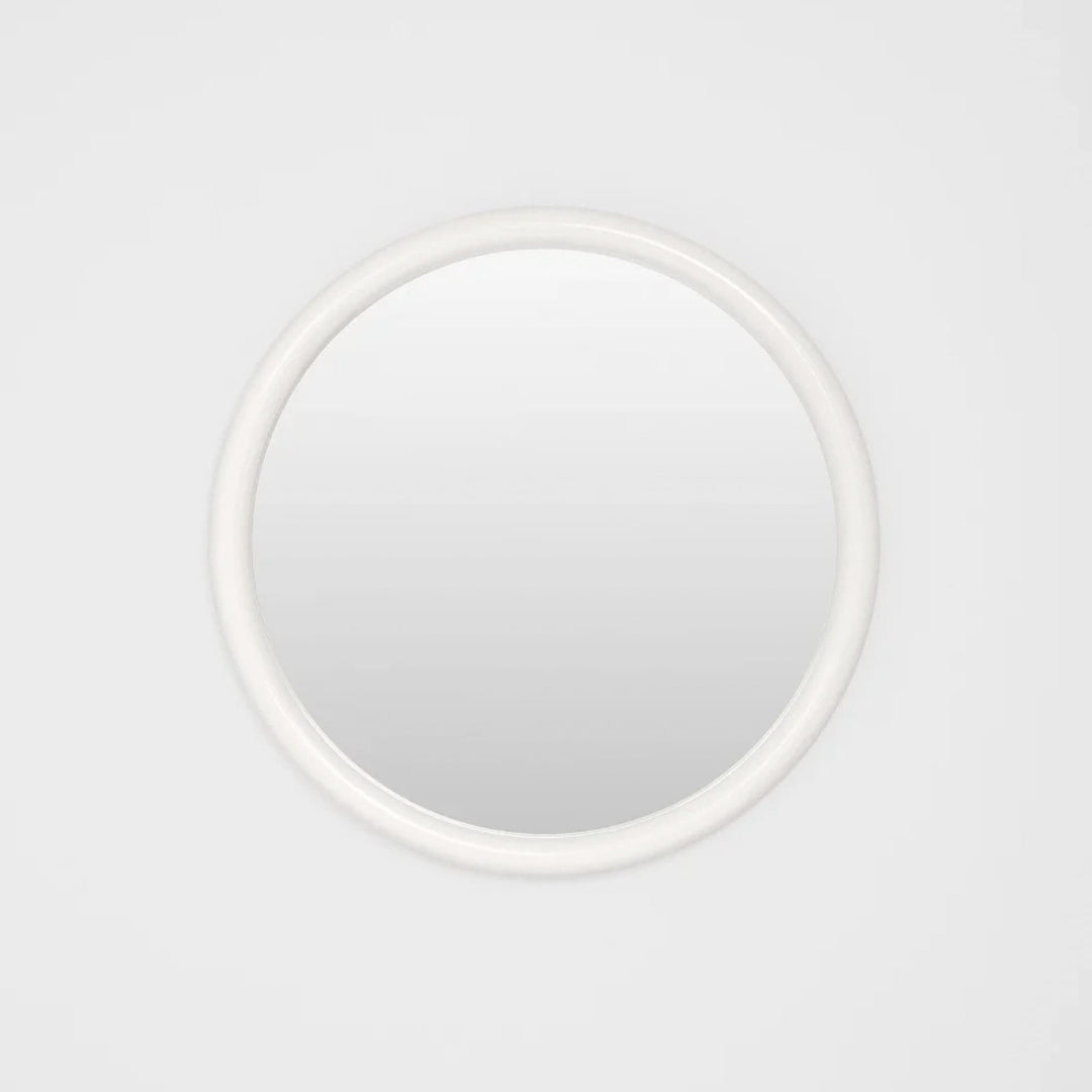 MIDDLE OF NOWHERE Gertrude Round Gloss Mirror, 80cm, Cotton