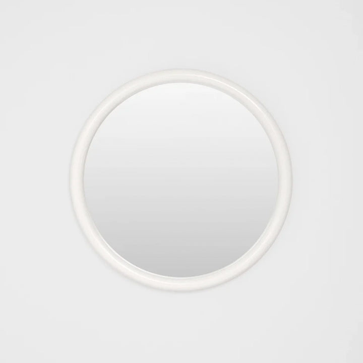 MIDDLE OF NOWHERE Gertrude Round Gloss Mirror, 80cm, Cotton