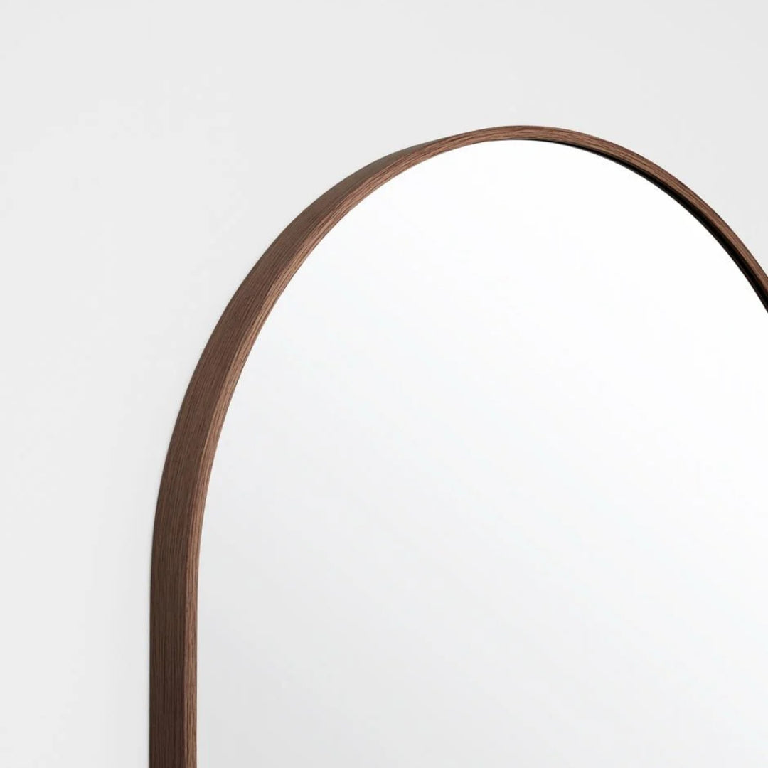 MIDDLE OF NOWHERE Simplicity Arch Mirror, Walnut Look, 65x152cm