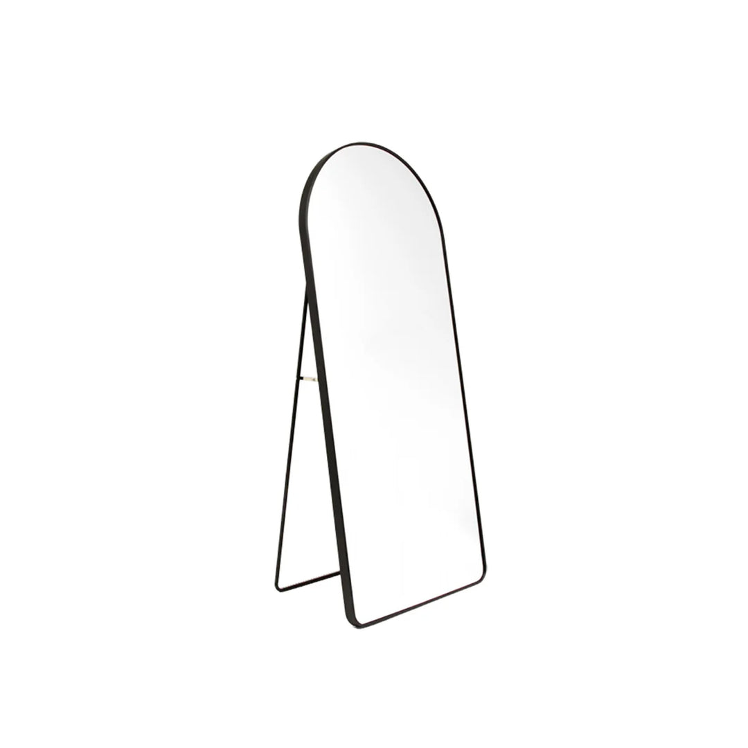 MIDDLE OF NOWHERE Simplicity Standing Arch Curve Mirror, Black, 65x152cm