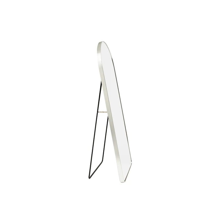 MIDDLE OF NOWHERE Simplicity Standing Arch Curve Mirror, Silver, 65x152cm